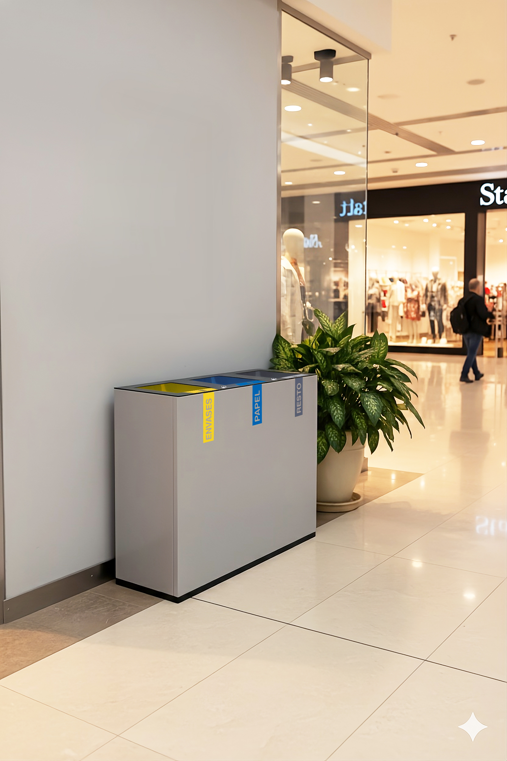 Papelera selectiva Edimburgo  Click & Build